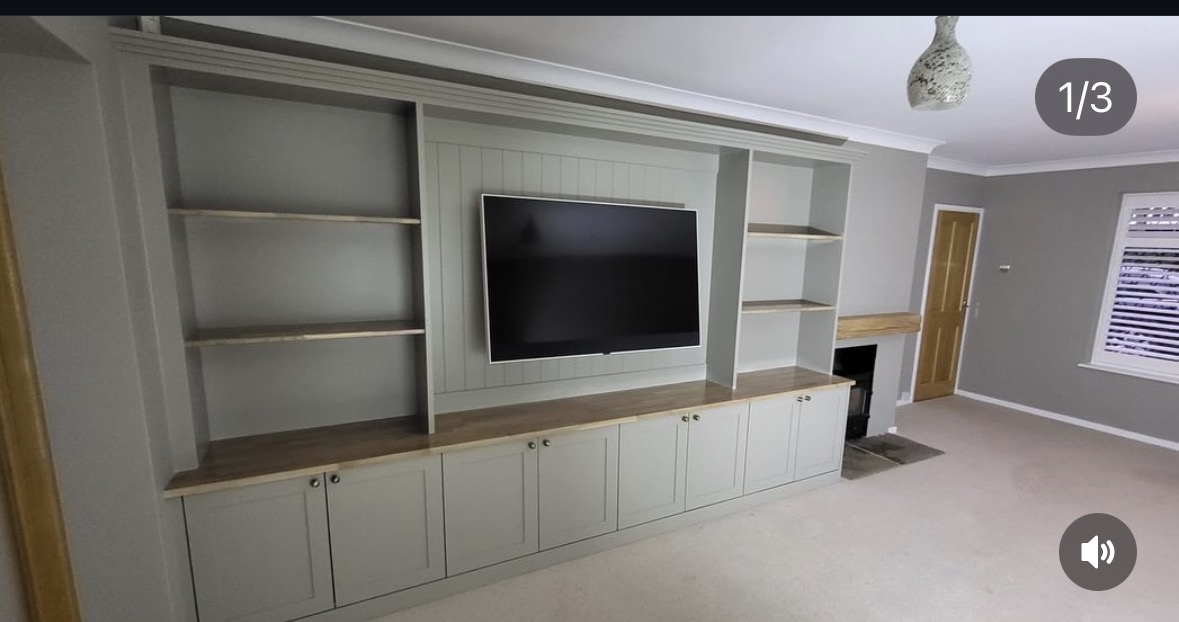 Floor to ceiling fitted wardrobes