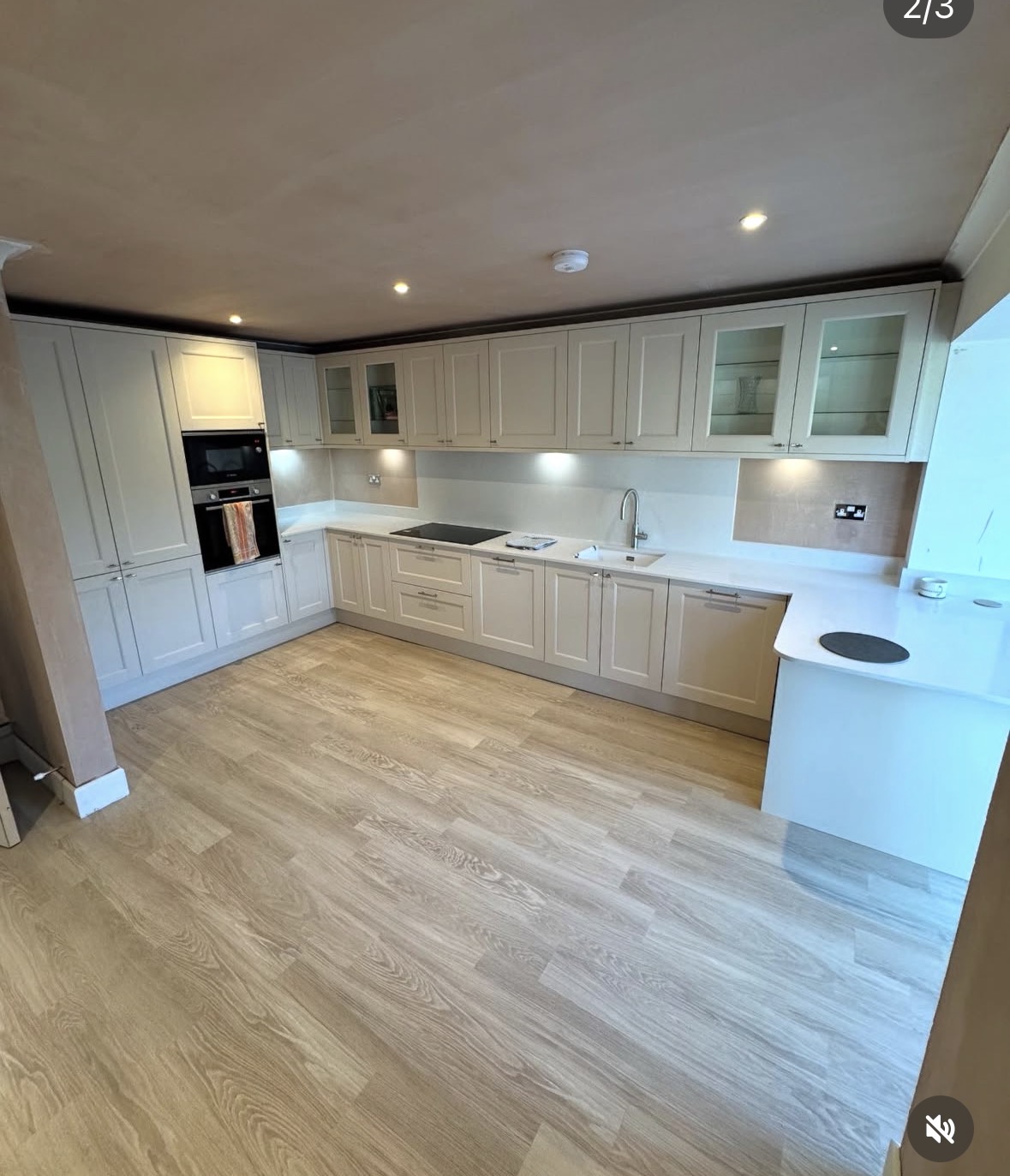 Shaker kitchen installation