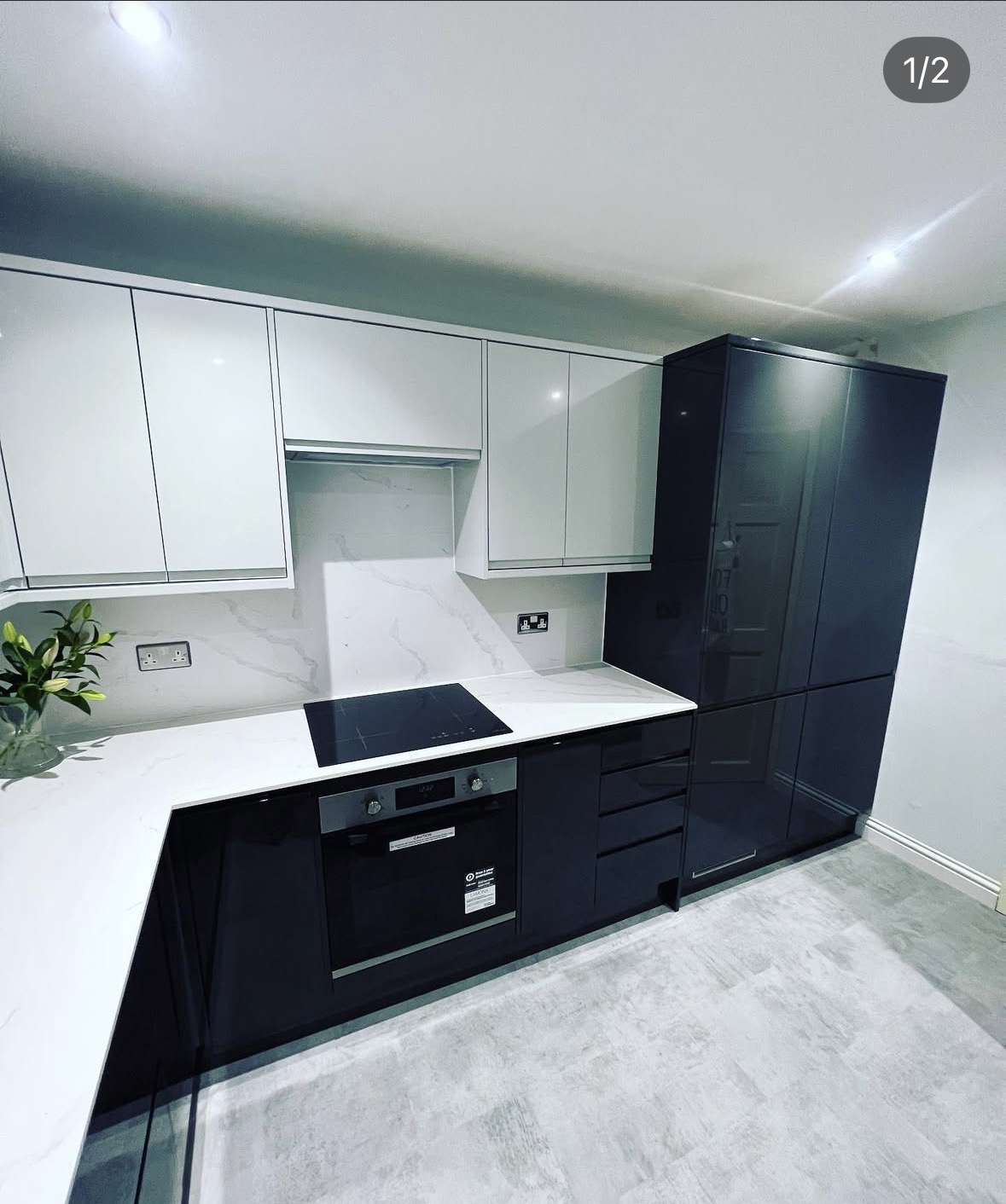 Kitchen cabinets installed